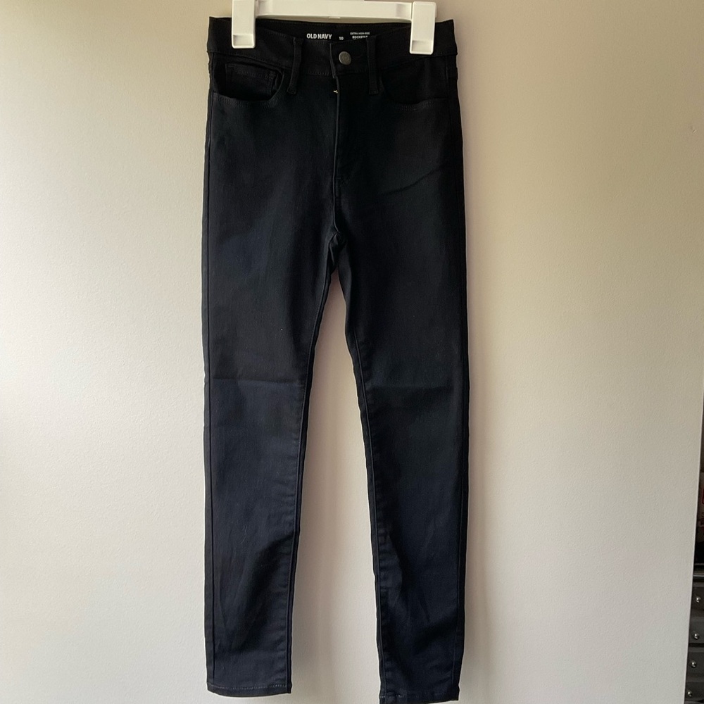 Old Navy Charcoal High-Rise Jeggings